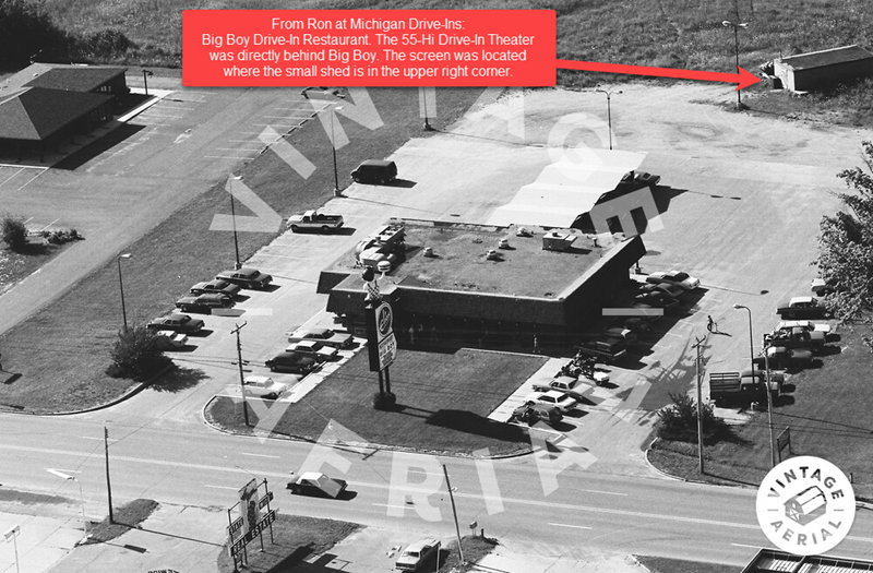 55-Hi Drive-In Theatre - Vintage Aerial (newer photo)